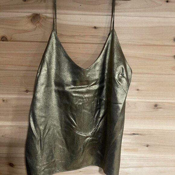 Gold Metallic Steve Madden Cami - Picture 1 of 3